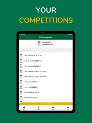 UoN Intramural Sports android App screenshot 2